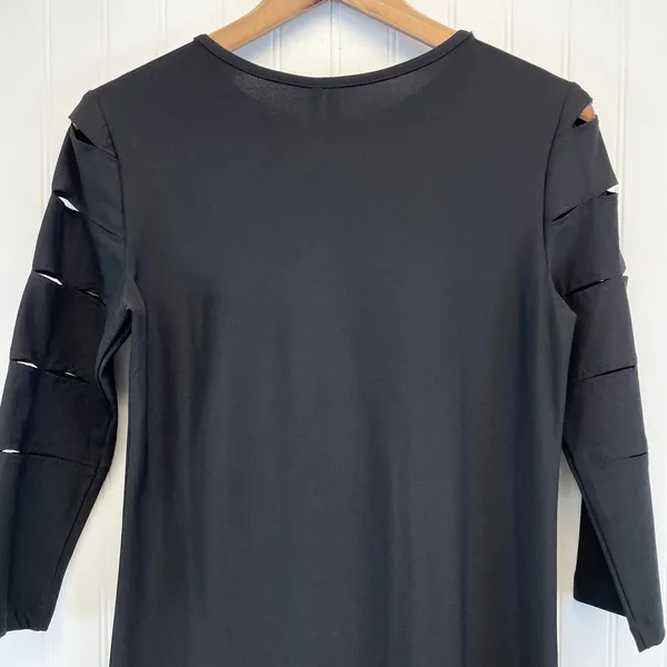 NEW Love Scarlett Womens S Knit Dress Black Cutout s Grunge Gothic‎ Stretchy - Image 11