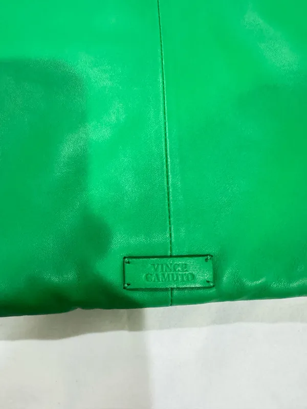 Vince Camuto Green Leather Shoulder Bag - Image 4