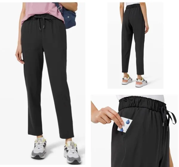 Lululemon Keep Moving Stretch High Rise Pant Black W5CRBS Women’s Size 2 Nulu - Image 2
