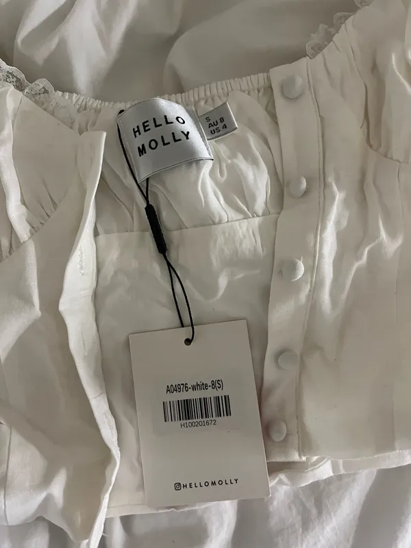 Hello Molly white top - Image 5