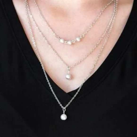 Paparazzi Silver Layered Necklace - Image 2