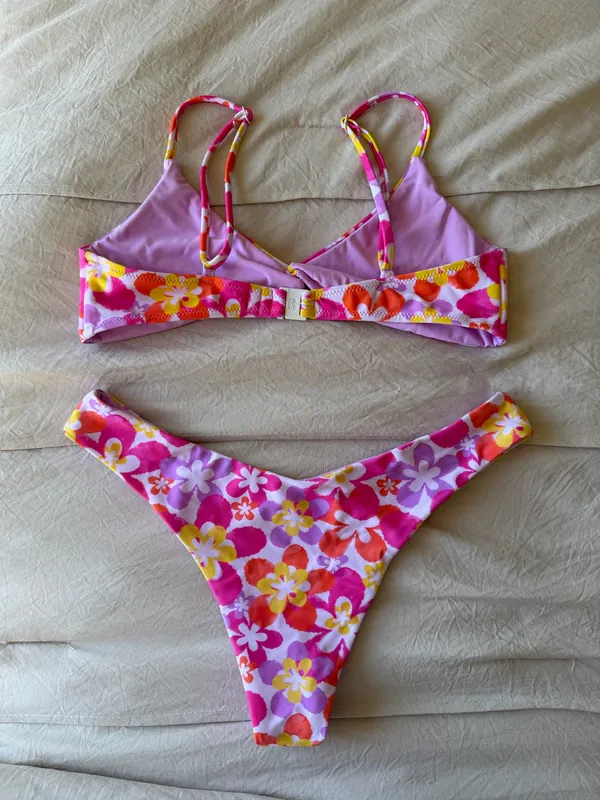 Blackbough Swimsuit Bikini Set Medium Berry Blossoms - Image 2