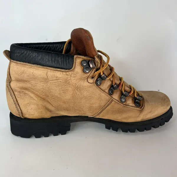 Wilderness by Wolverine Tan Brown Leather Hiking Trail Outdoor Boots Women 9 - Image 8
