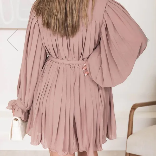 Pink Lily | Long Sleeve Romper/Dress - Image 9