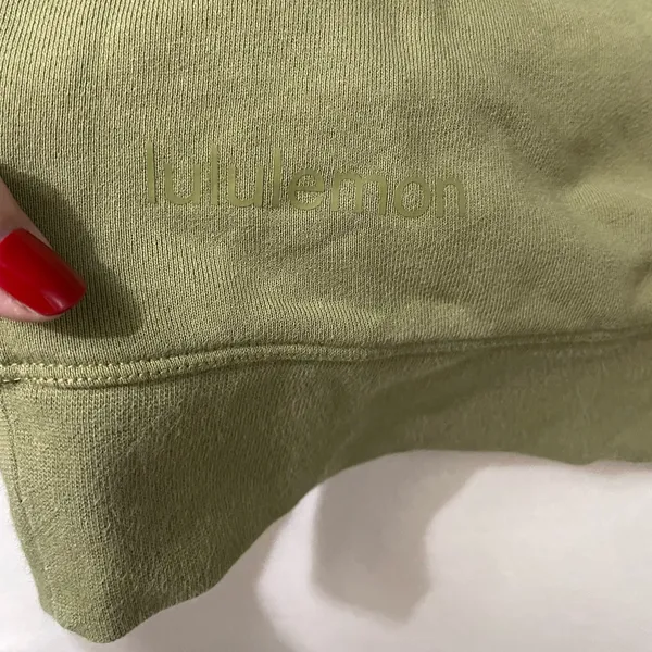Lululemon Perfectly Oversized Crew Pullover Bronze Green Size 14 - Image 7