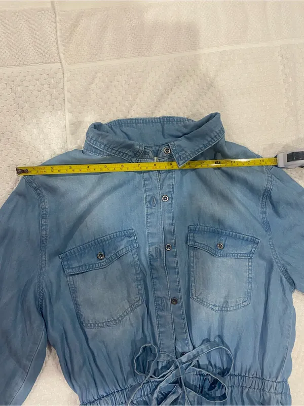 Love Tree Light Blue Denim Shirt - Image 5