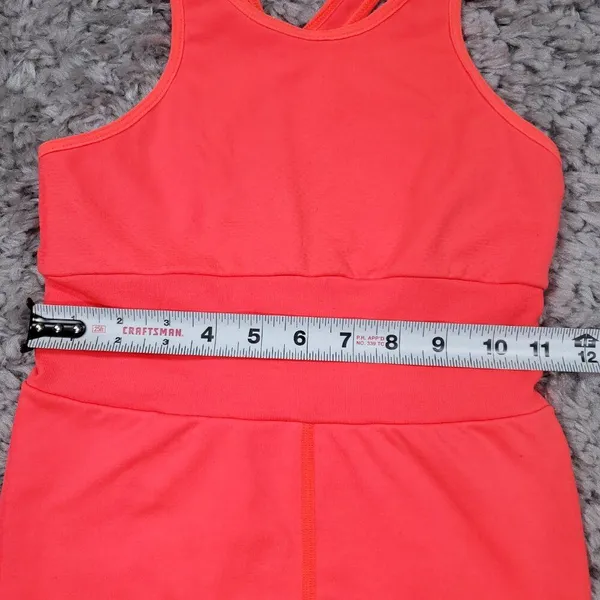 READ Free People Movement Every Single Time Runsie Neon Coral Orange Size XS/S - Image 8
