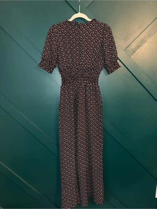 Max Studio Wide Leg Smocked Waist Boho Chic Romantic Casual Elegant Size S - Image 4