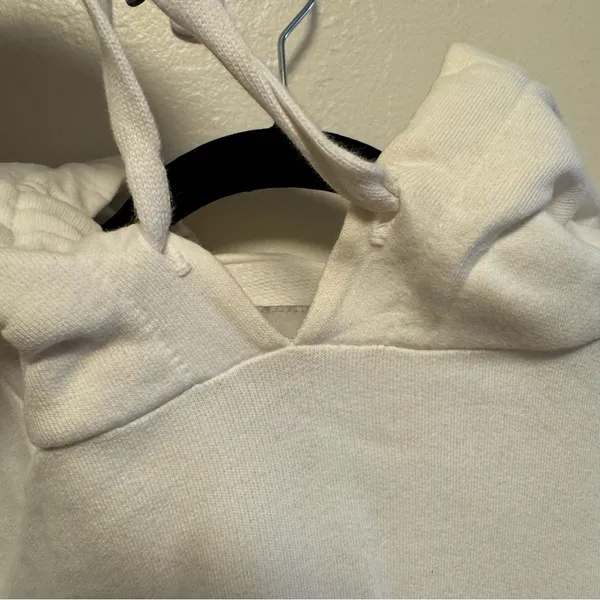 White Hoodie with Blue Accents - Image 9