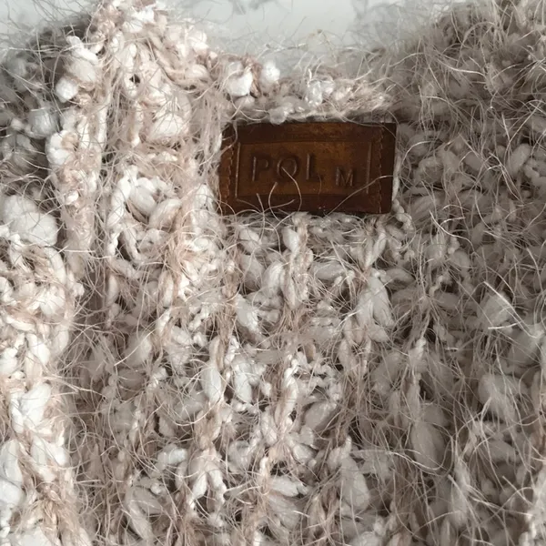 NEW POL Fuzzy Mauve Hooded Cardigan - Image 3