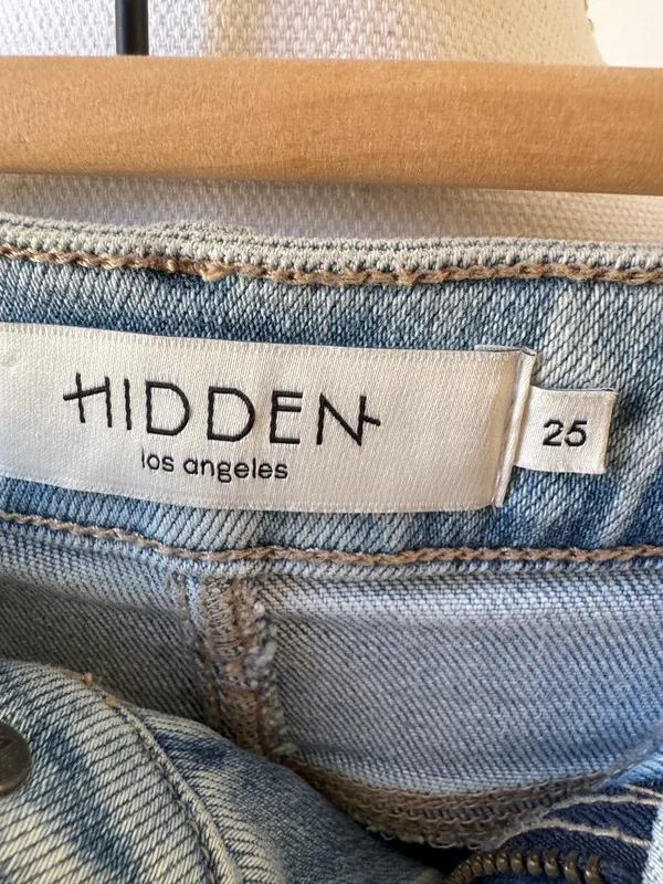 Hidden wide leg crop jeans Nori - Image 5