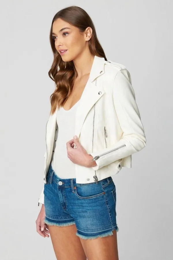 BLANKNYC | Pure Motivation Vegan Leather Moto Jacket w/ Quilting Stitch Small - Image 3