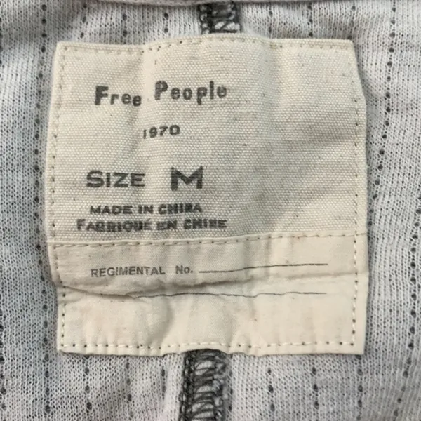 Free People zip front jacket hoodie dolman M - Image 3