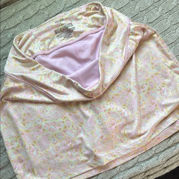 Kensie Pink and Yellow Paisley Skort - Image 3