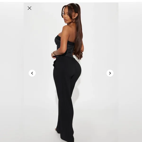 Pants two piece set Black - Image 3