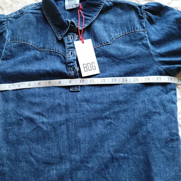 BDG urban outfitters western denim popover blouse - Image 8