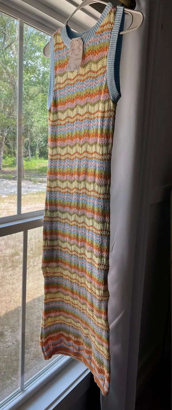Crochet Maxi Dress - Image 3
