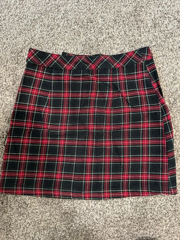 H&M Plaid Skirt Mini - Image 3