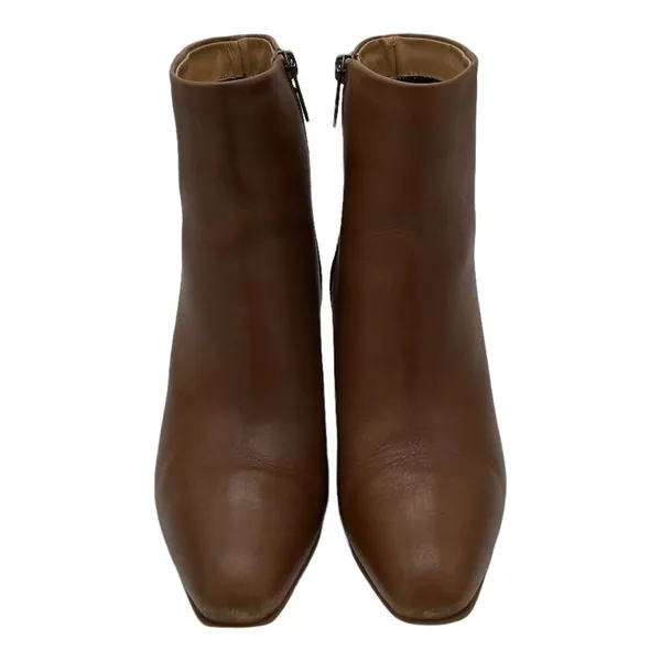 Aquatalia Florita Leather Ankle Boots - Brown - 8.5 - Image 3