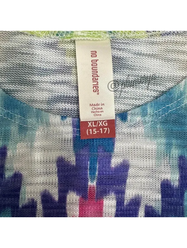 No Boundaries Y2K Juniors Casual Boho Summer Top Size XL NWT - Image 7
