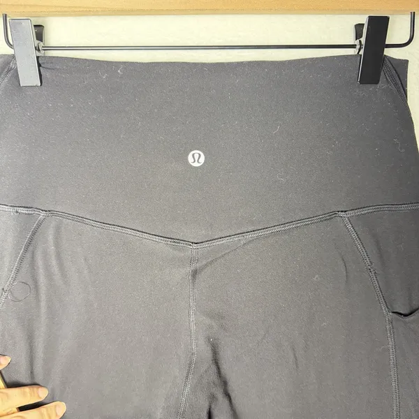 Lululemon Align High Rise Pants Black 25" Pockets Nulu Women's 8 - Image 6