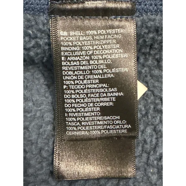 The North Face Gordon Lyons Full Zip Fleece Jacket Blue Heather Mens XXL - Image 4