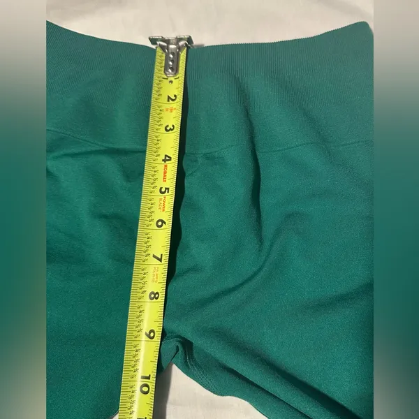 Aurola Women's Green High-Waisted Leggings - Image 9