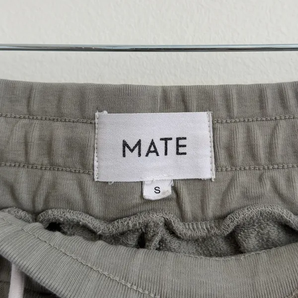 MATE the Label Organic Terry Classic Jogger size S in Sage - Image 4