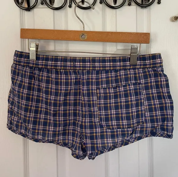 Hollister Y2K Plaid Pajama Shorts - Image 6