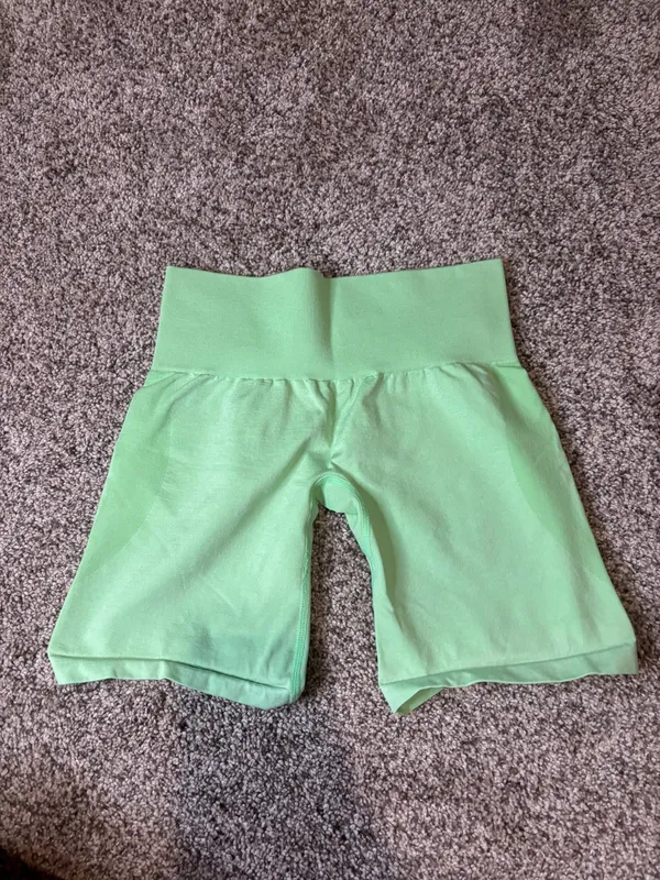 NVGTN Green Biker Shorts - Image 3
