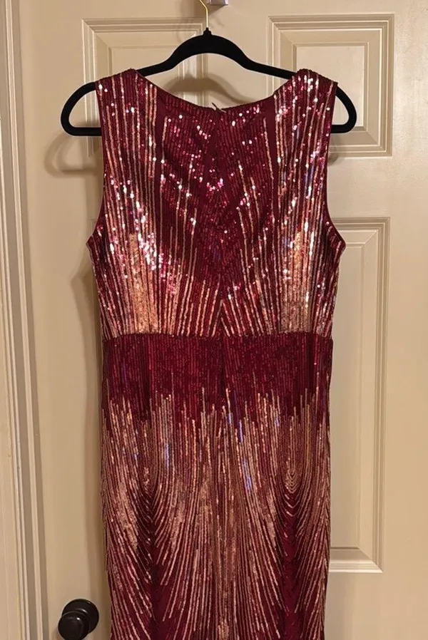 Long Sequin Dress - Image 5
