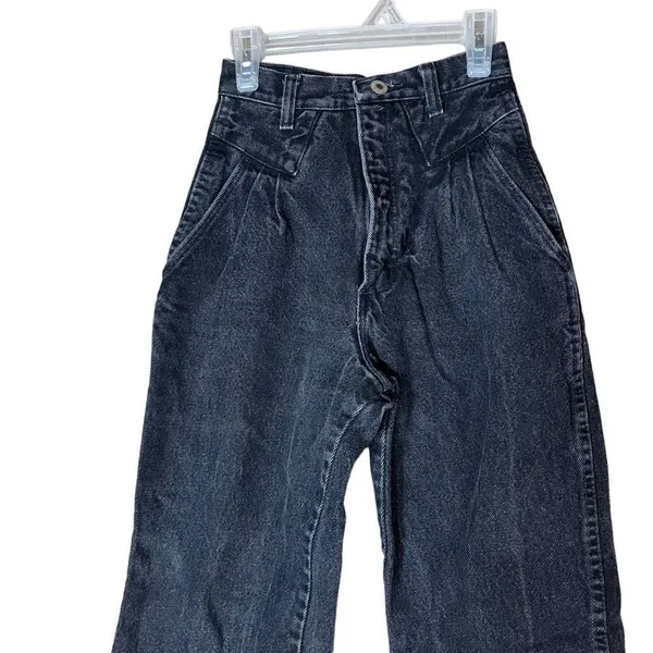 Vintage Wrangler Women’s High Waisted Black Jeans‎ - Image 2