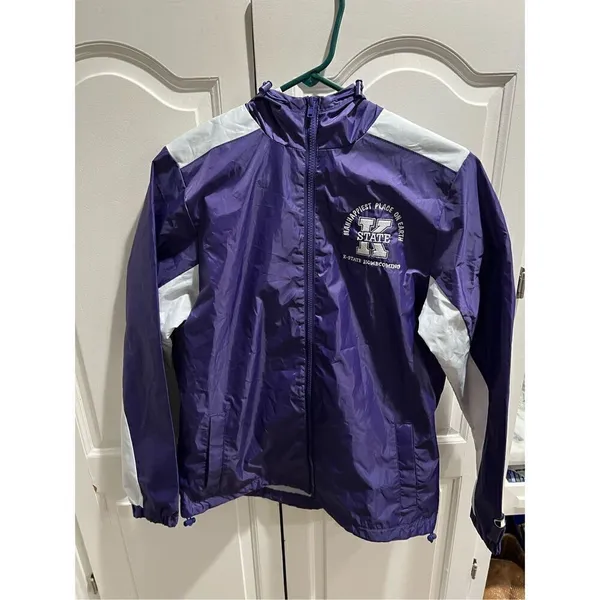 Kansas State NCAA Wildcats Champion Homecoming Rain Coat Jacket Authentic - Image 3