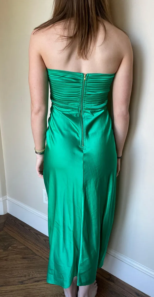 Green RNWY dress Size L - Image 3