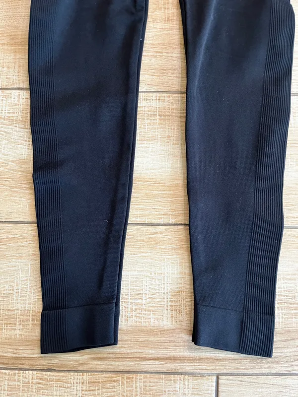 Womens Set Activ Black Leggings - S - Image 3