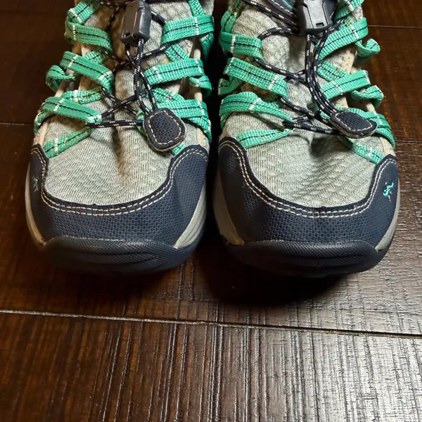 Chacos Outcross Evo 1 Womens 7 Water Hiking Shoes Gray Teal J105368 Gorpcorp - Image 12