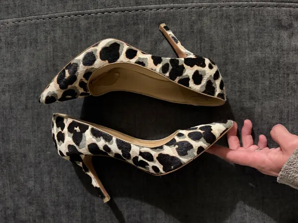 Nine West Leopard Print Heels Multicolor 7  - Image 2