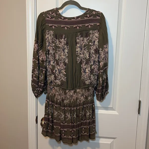 Free People Moonlight Drive Green Tunic Dress - Image 10