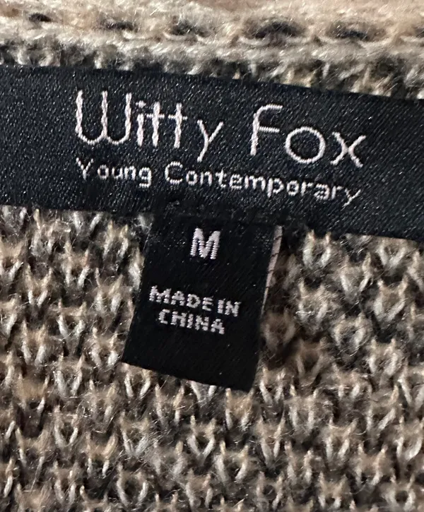 Witty Fox Open Front Cardigan - Image 2