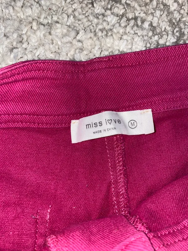 Miss Love Women’s Pink Jeans - Image 3