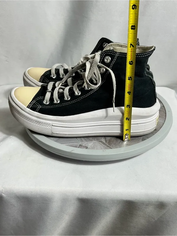 Converse Chuck Taylor All Star Move Platform High Top Black White Women’s Size 9 - Image 9