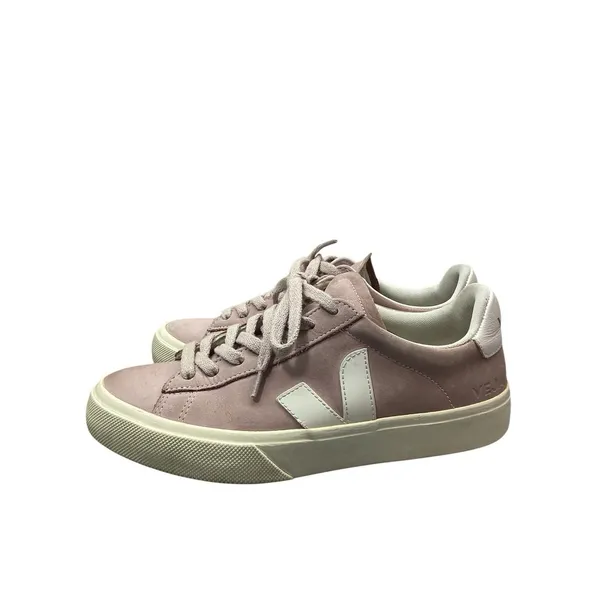 Veja‎ Campo Sneakers Womens Size 7 "Babe White" Nubuck Leather Low Top Lace Up - Image 10