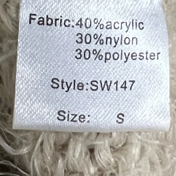 Elan Cream Long Sleeve Sweater - Size Small - VGUC - Image 5