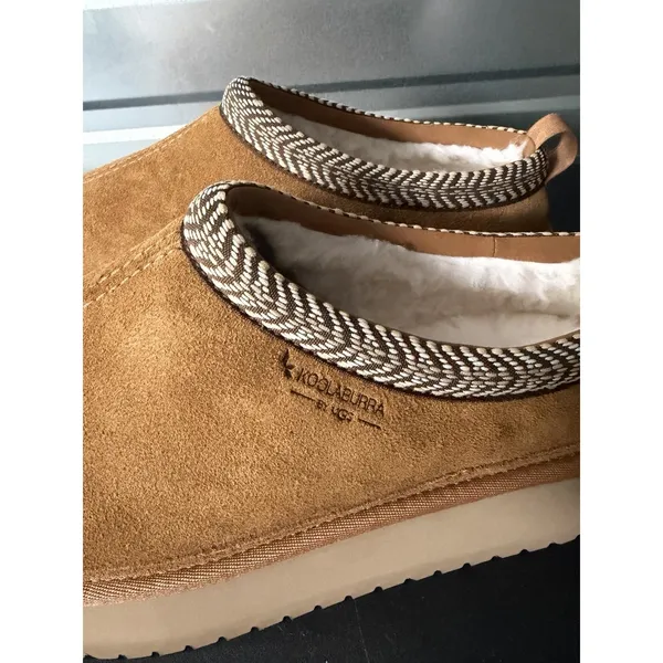 Koolaburra by UGG Burree Platform Slipper,‎ Chestnut, Women's Size 12 - Image 5