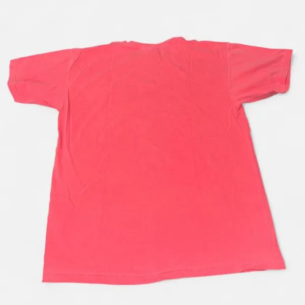 Comfort Colors Pink Cheers Boston Graphic T-Shirt, size Large - Image 6