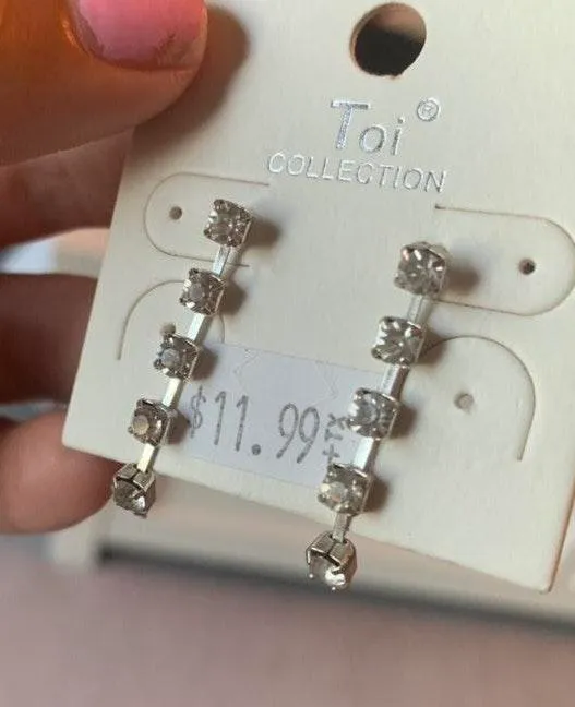 Dangling Diamond Earrings - Image 2