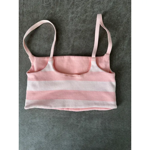 Free People Movement Tighten Up Reversible Bra Pastel Peach Combo XS/S NEW $58 - Image 4