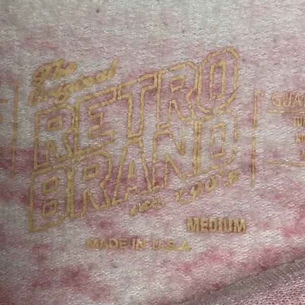Retro‎ Brand Maryland Terrapins Sweatshirt Medium Red White Burnout Scoop Neck - Image 3