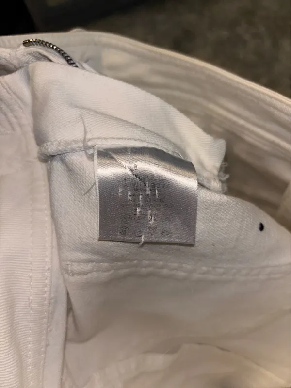 Gucci White Jean Skirt - Image 4