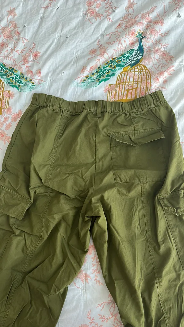 Like New Future Collective Cargo Pants Green - Image 2